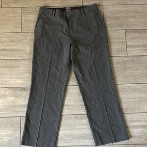 Adidas AdiPure Grey Pinstripe Golf Pants 34 X 32